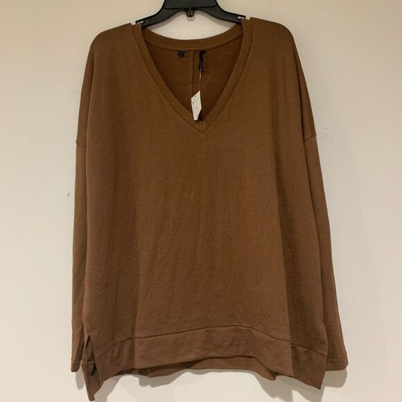 Banana Republic Brown Long Sleeves Tops new - Picture 1 of 6